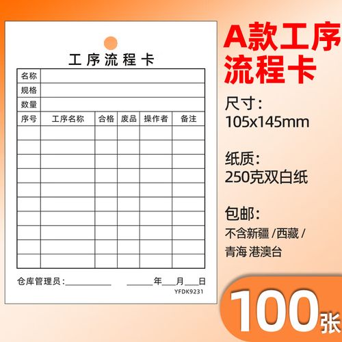 易復(fù)得物料生產(chǎn)流轉(zhuǎn)卡工廠車間加工產(chǎn)品流動標(biāo)識卡工藝工序流程卡標(biāo)示